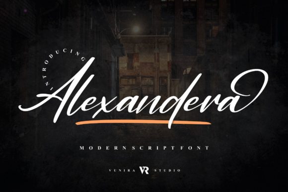 Alexandera: A Delicate Script Font
