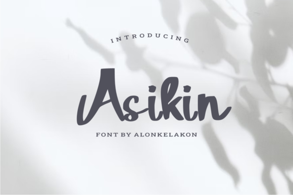 Asikin: A Sweet Handwritten Font for Creative Projects