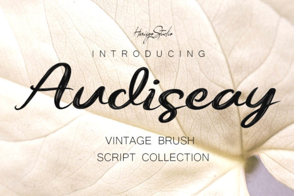 Audiseay: A Delicate Script for Elegant Design