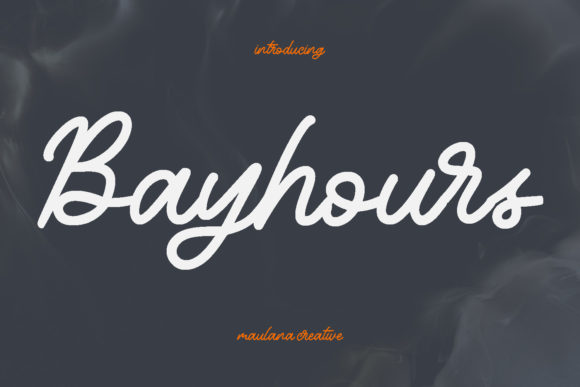 Bayhours: A Vintage Script for Modern Campaigns
