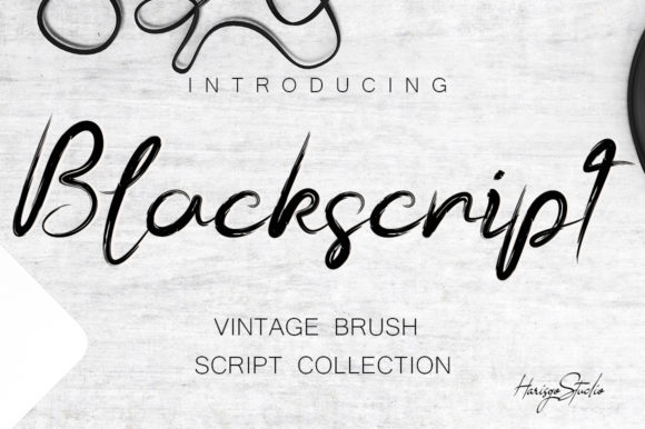 Blackscript: A Handwritten Font for Editorial Elegance