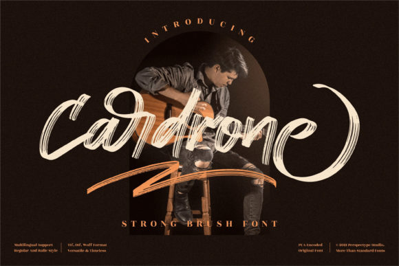 Cardrone: A Bold Script Font for Digital Marketing