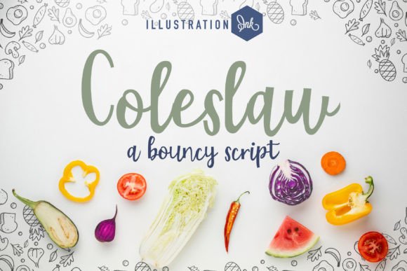 Coleslaw: A Fun Script Font for Creative Projects