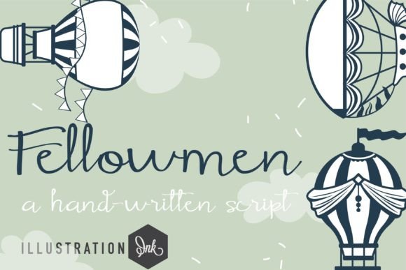 Fellowmen Font: Handwritten Charm