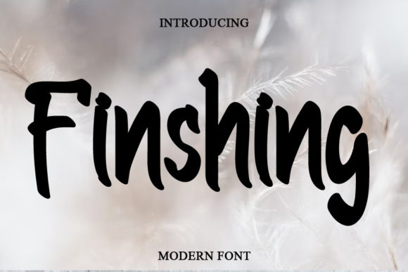 Finishing: A Handwritten Font for Elegant Design