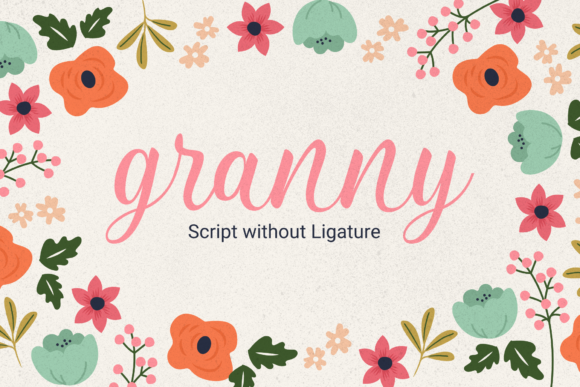 Granny Font: Sweet Handwritten Style