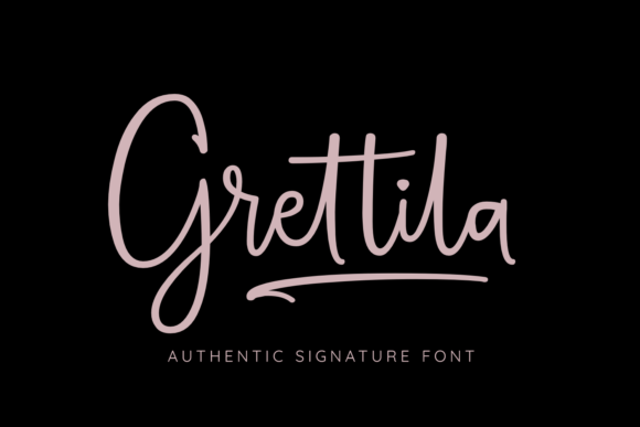 Grettila: A Elegant Script Font for Business