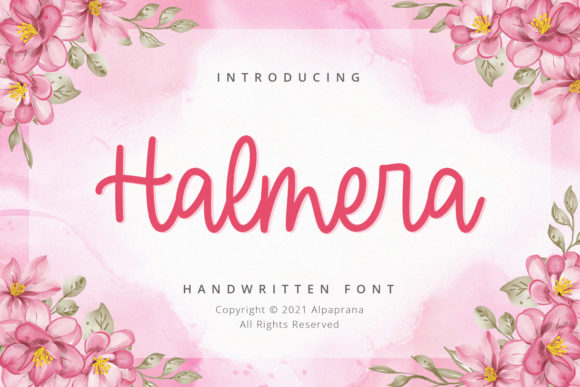 Halmera: A Sweet Handwritten Font