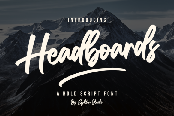 Headboards Font Review