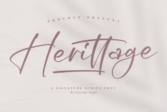 Herittage: A Font for Elegant Branding