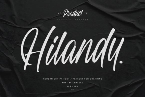 Hilandy: A Handwritten Font for Creative Makers