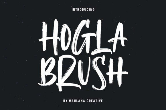 Hogla Brush Font for Creative Makers