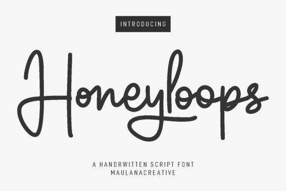 Honeyloops: A Stylish Script Font