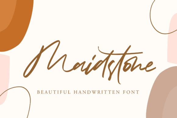 Maidstone: A Script Font for Creative Expression