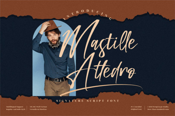 Mastille Attedro: A Font for Creative Campaigns