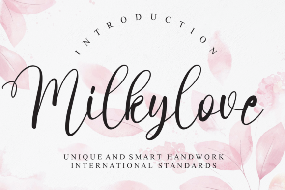 Milkylove Font: A Stylish Script for Web Design