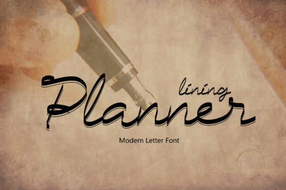 Planner Lining: A Font That Elevates Your Brand