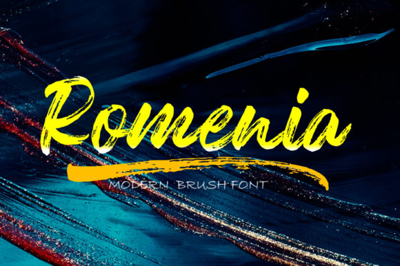 Romenia: A Handwritten Font for Creative Projects