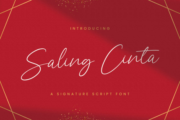 Saling Cinta Font: Elegant Script for Web Design