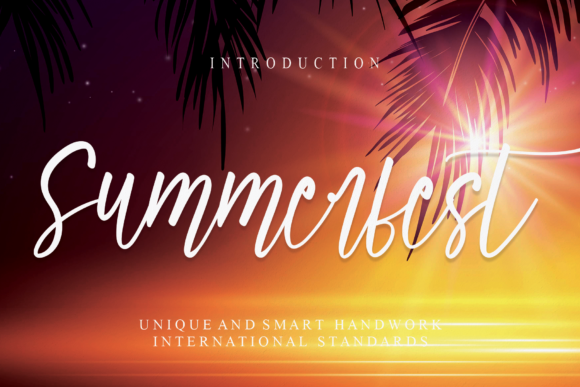 Summerfest: A Sweet Script Font