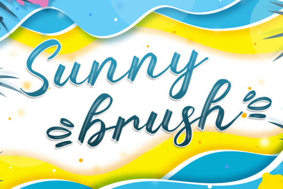Sunny Brush Font for Creative Makers