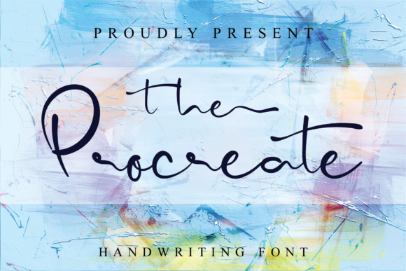 The Procreate: A Stylish Script Font for Creative Projects