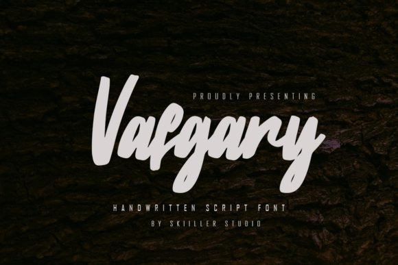 Vafgary: A Handwritten Font for Editorial Flair