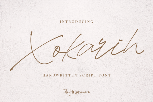 Xokarih: A Relaxed Script Font