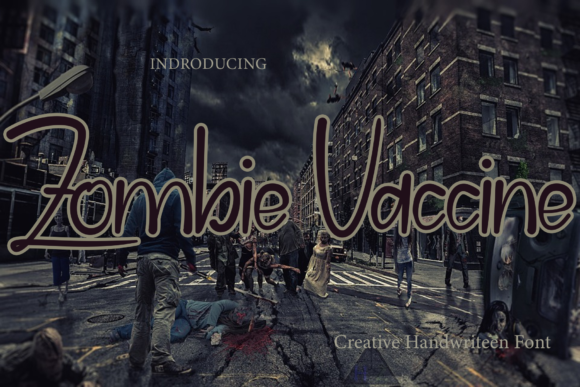 Zombie Vaccine Font for Creative Projects